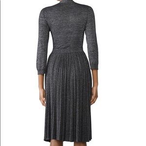 kate spade metallic wrap sweater dress